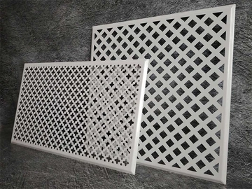 Декоративная плоская решетка с перфорацией ПВР-НУ